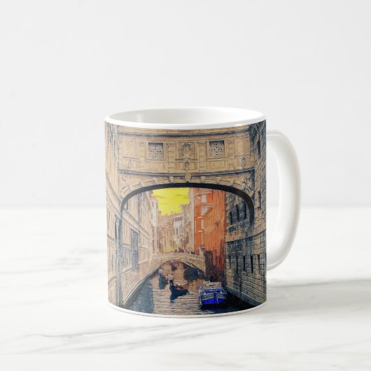 Wasserstraße Venedig Italien Gondola Gebäude #12 Kaffeetasse (VorderseiteRechts)