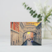 Wasserstraße Venedig Italien Gondola Gebäude #12 Postkarte (Stehend Vorderseite)