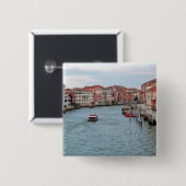 Wasserstraße von Venedig Button (Vorne & Hinten)
