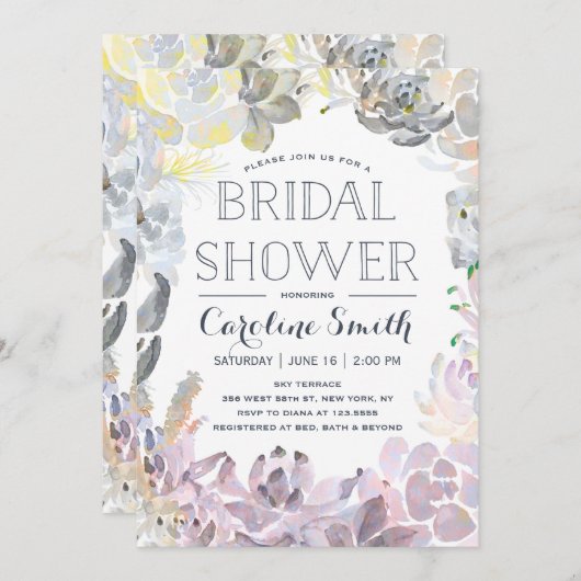 Wassersüchtige| Brautparty Einladung (Vorne/Hinten)