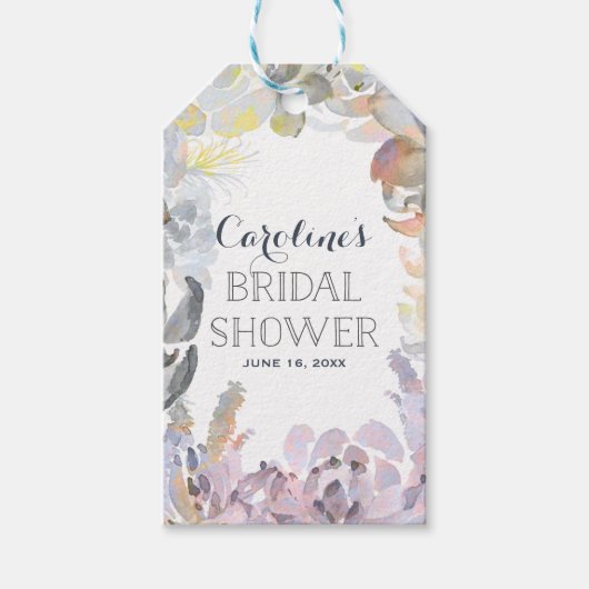 Wassersukkulturen | Geschenkmarke Geschenkanhänger (Vorderseite)