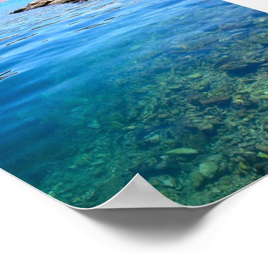 Wasserszene Poster (Ecke)