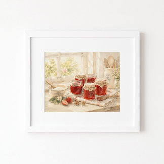 Wassertages-Aquarell-Kunst-Druck Poster