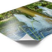 Wassertanz Fotodruck (Ecke)