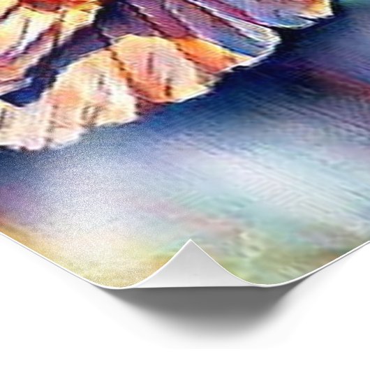 Wassertaube Fotodruck (Ecke)