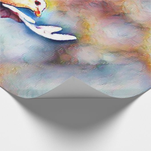 Wassertaube Geschenkpapier (Ecke)