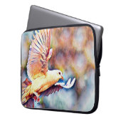Wassertaube Laptopschutzhülle (Vorderseite Links)