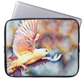 Wassertaube Laptopschutzhülle (Vorderseite)