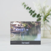 Wassertaufe Jordan Israel Postkarte (Stehend Vorderseite)