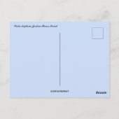 Wassertaufe Jordan Israel Postkarte (Rückseite)