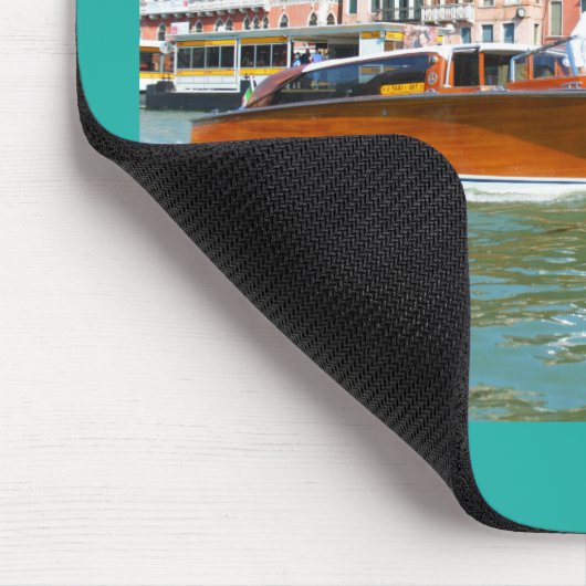 Wassertaxi in Venedig Mousepad (Ecke)