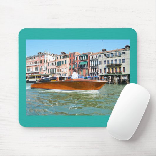 Wassertaxi in Venedig Mousepad (Mit Mouse)