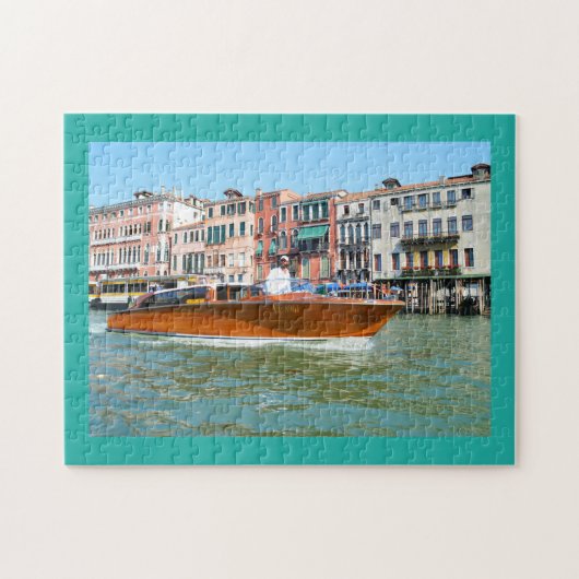 Wassertaxi in Venedig Puzzle (Horizontal)