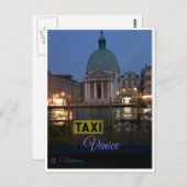 Wassertaxi Venedig, Italien Postkarte (Vorne/Hinten)