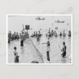 WasserTennis Postkarte