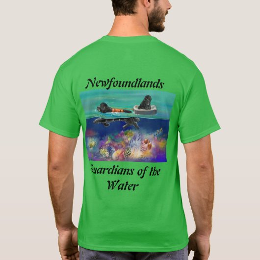 Wassertest Schwarze Zeitung 2024T - Shirt T - Shir (Rückseite)