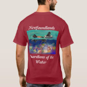 Wassertest Schwarzes Newf 2024T - Shirt (Rückseite)