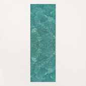 Wassertexturen der Karibik Yogamatte (Vorderseite)