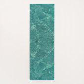 Wassertexturen der Karibik Yogamatte (Rückseite)
