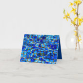 Wassertexturkarte  karte (Gelbe Blume)