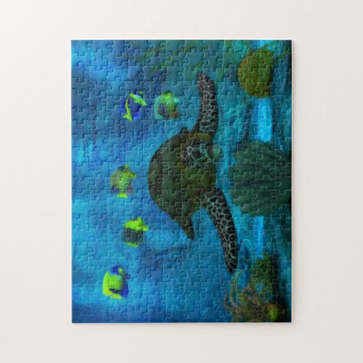 Wassertiefe Puzzle (Vertikal)