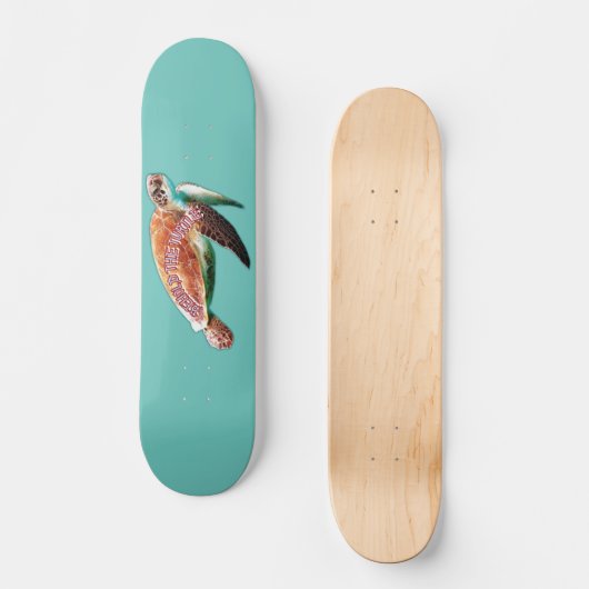 Wassertier Skateboard (Vorderseite)