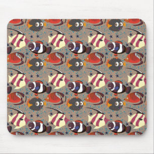 Wassertiere Muster   Ozean Unterwasserwelt 41 Mousepad