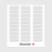 Wassertracker x 30 Aufkleber - Planner-Aufkleberpa (Blatt)