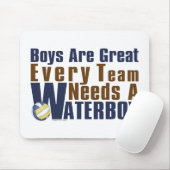 Wasserträger Volleyball in Blau Mousepad (Mit Mouse)