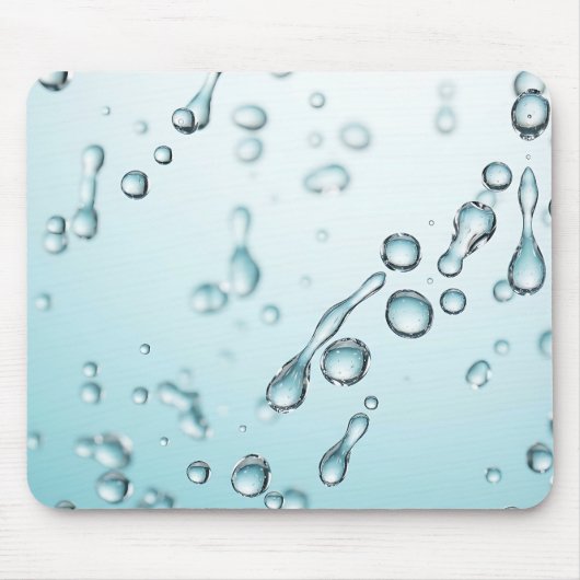 Wassertröpfchen Aqua-Mauspad Mousepad (Vorne)