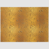 Wassertröpfchen auf Bieruntergrund Seidenpapier (Vorderseite)