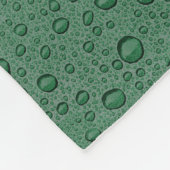 Wassertröpfchen Fleecedecke (Ecke)