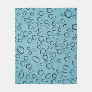 Wassertröpfchen Fleecedecke