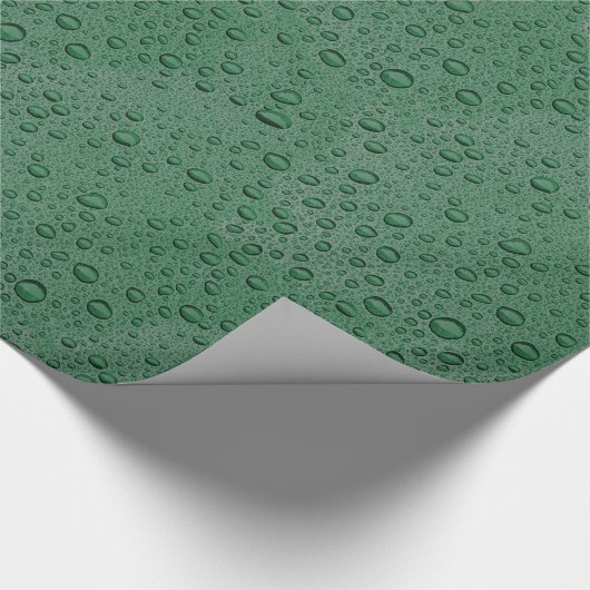 Wassertröpfchen Geschenkpapier (Ecke)
