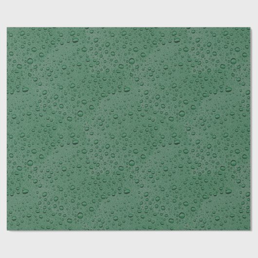 Wassertröpfchen Geschenkpapier (Flach)