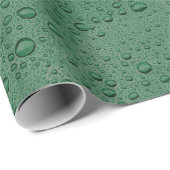Wassertröpfchen Geschenkpapier (Rolleneckpunkt)