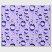 Wassertröpfchen Geschenkpapier (Flach)