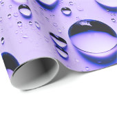 Wassertröpfchen Geschenkpapier (Rolleneckpunkt)