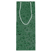Wassertröpfchen Geschenktüte Für Weinflaschen (Rückseite)