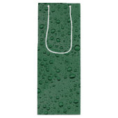 Wassertröpfchen Geschenktüte Für Weinflaschen (Vorderseite)