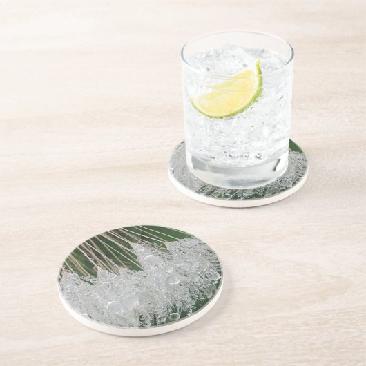 Wassertröpfchen Getränkeuntersetzer (Seite)