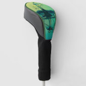 Wassertröpfchen in Wassertreiber Beste Golf Headcover (angewinkelt)
