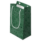 Wassertröpfchen Kleine Geschenktüte (Vorderseite Schrägansicht)