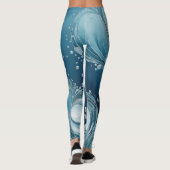 Wassertröpfchen Leggings (Rückseite)