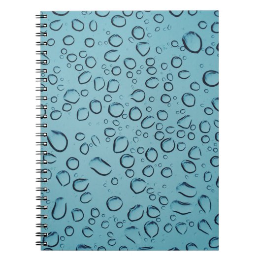 Wassertröpfchen Notizblock (Vorderseite)