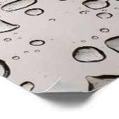 Wassertröpfchen Poster (Ecke)