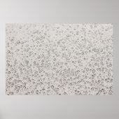 Wassertröpfchen Poster (Vorne)