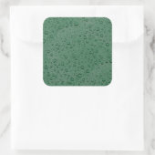 Wassertröpfchen Quadratischer Aufkleber (Tasche)