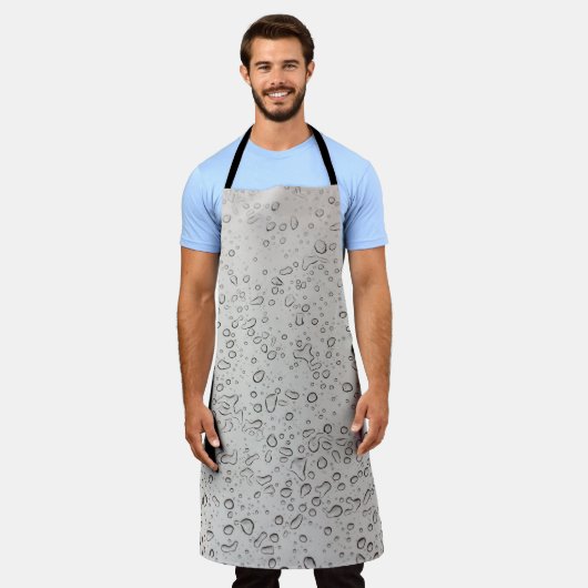 Wassertröpfchen Schürze (Getragen)