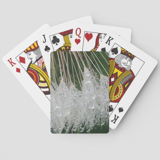 Wassertröpfchen Spielkarten (Rückseite)